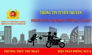 Phòng ngừa tội phạm cướp giật tài sản